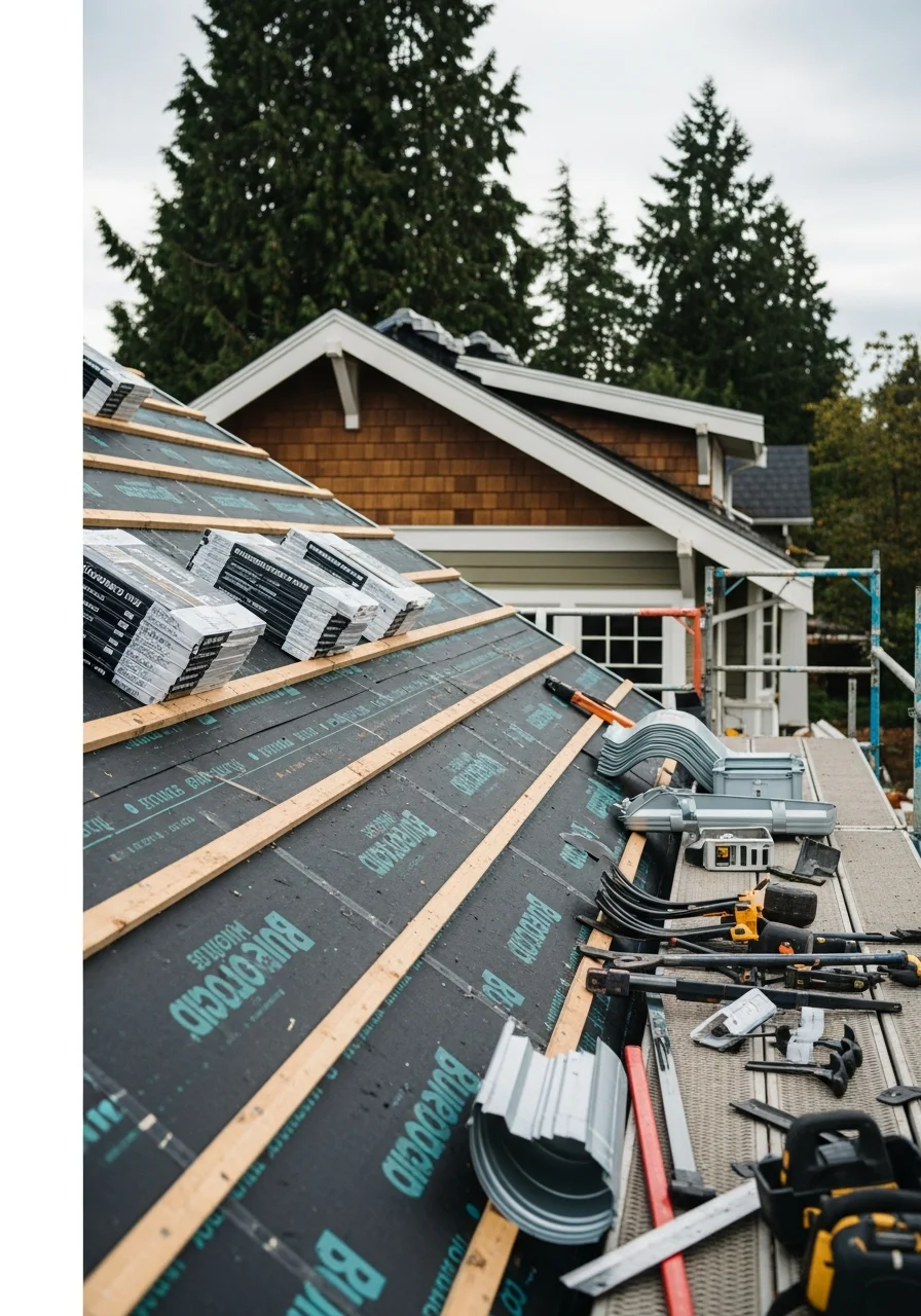 Professional contractor in work attire at a Vancouver area job site.